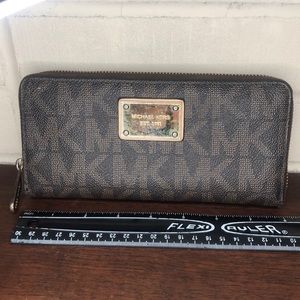 Michael Kors Brown & Gold Hardware Wallet